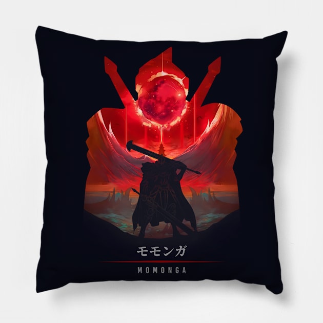 Momonga - Bloody Illusion Pillow by The Artz