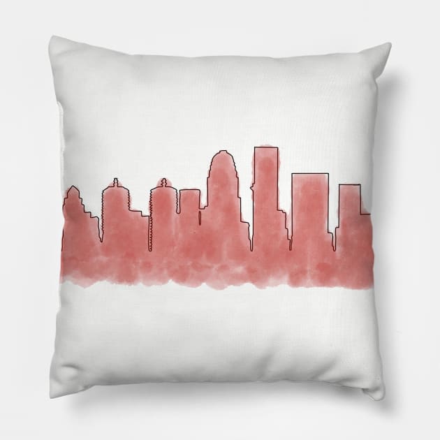 Louisville Skyline Pillow by G.G.  Goods