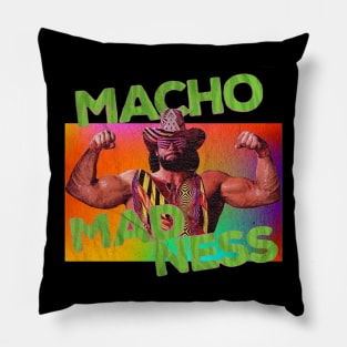 Macho Man - Retro Pillow