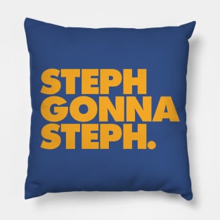 Steph Gonna Steph Pillow