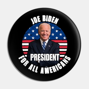 Joe Biden All Talk Anti Democrat Trump 2020 Pin