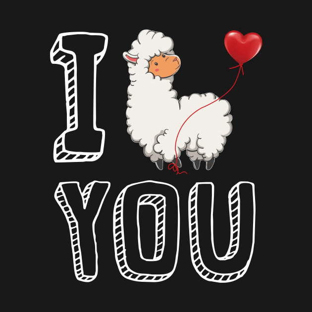 I Love You Llama Valentine by Danielsmfbb