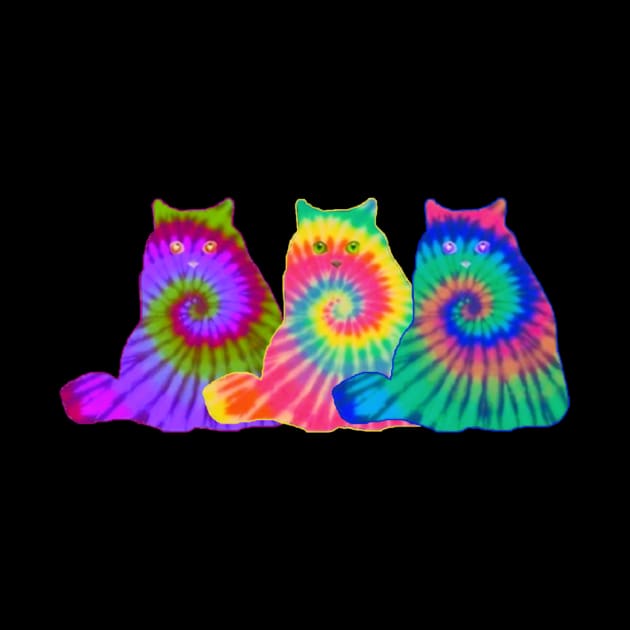 three colorful cats by valentinewords