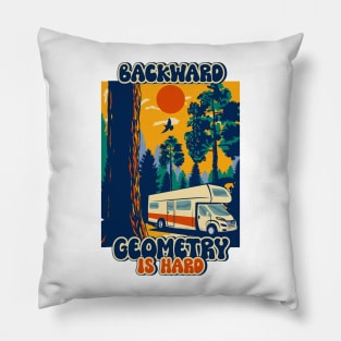 Funny quote camping rv motorhome saying trailer camping Pillow