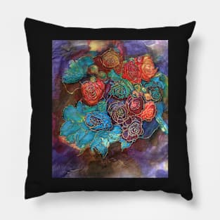 Silk Roses 2 Pillow