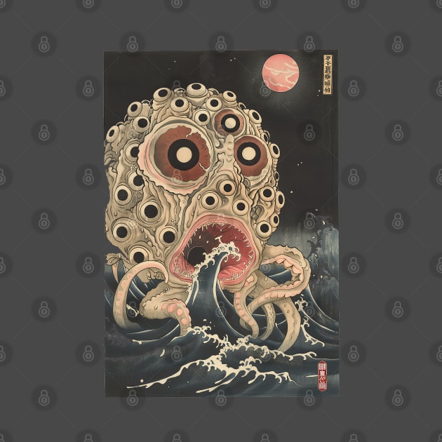 Vintage japanese sea monster 2 by obstinator