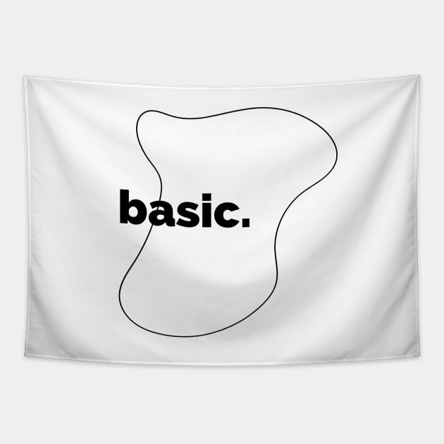 Minimalist "Basic" Word Tapestry by therednox