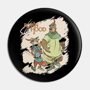 Maid Marians Elegance Celebrate the Grace and Strength of Robin Beloved on this Cartoon Pin