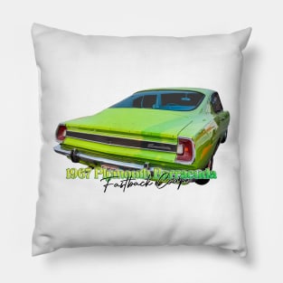 1967 Plymouth Barracuda Fastback Coupe Pillow