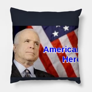 John McCain American Hero Pillow