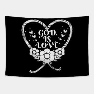 1 John 4:8 God Is Love Tapestry