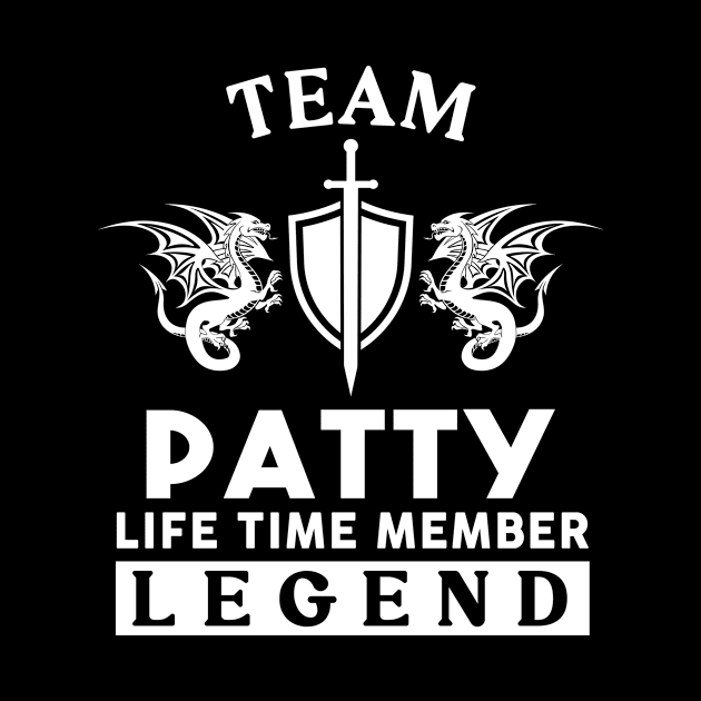 Patty Name T Shirt - Patty Life Time Member Legend Gift Item Tee by unendurableslemp118