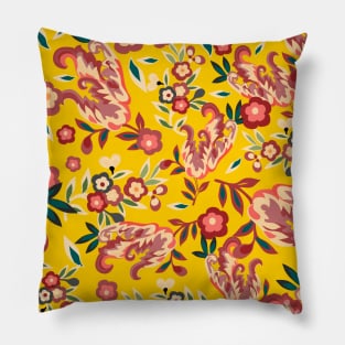 Chinese floral ornament Pillow