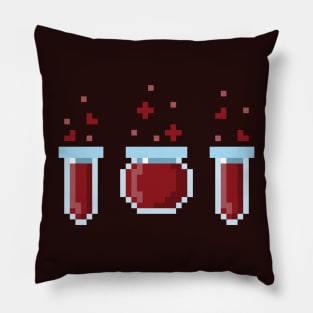 8Bit Health Potion, Red Pillow