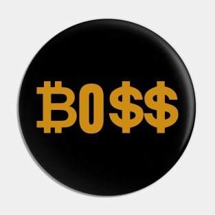 Bitcoin Boss Pin