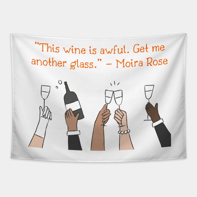 Shitts Creek Moira Rose funny quotes Tapestry by BRIJLA