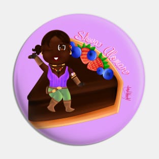 Sheva Alomar Chocolate Tart Pin