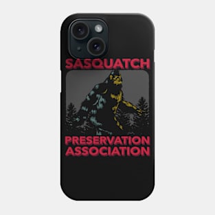 Sasquatch Preservation Association Halloween Phone Case