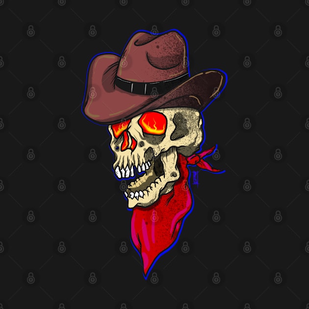 Cowboy skull by Chillateez 