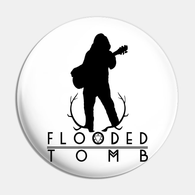 Rob Powerstance w/ Antler Logo Pin by Flooded Tomb Merchandise