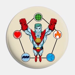 Captain planet universe Pin