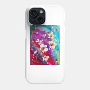White Orchid Phone Case