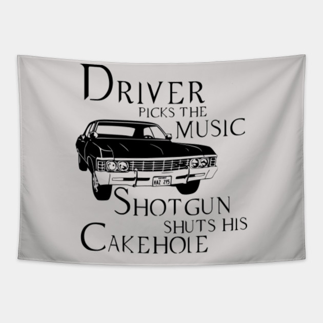 Supernatural Carry On My Wayward Son Supernatural Tapestry Teepublic
