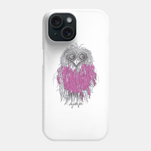 Freaked Out Funky Owl Phone Case