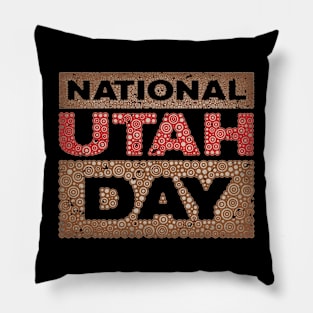 NATIONAL UTAH DAY Pillow