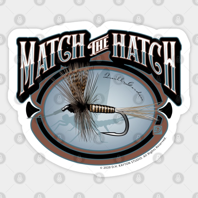 Match the Hatch - Quill Gordon - Flyfishing - Sticker