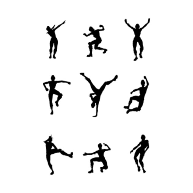 Fortnite Dance Moves Silhouette | Fortnite Cheat Sheet 5 - 630 x 630 jpeg 30kB