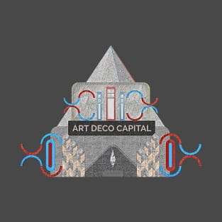 Classic Art Deco Capital Building T-Shirt