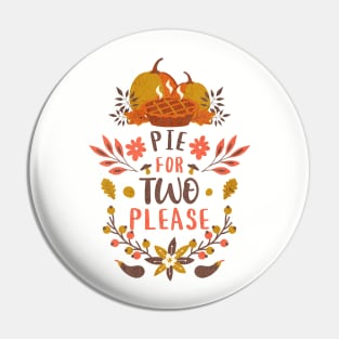 Pie For Two Thanksgiving Pregnancy Announcement Pin