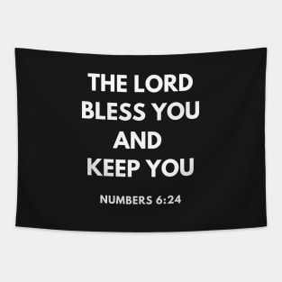 Numbers 6-24 Lord Bless You and Keep You Tapestry