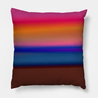 RED BLUE GREEN TEXTURE ART Pillow