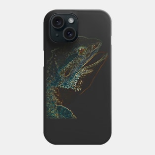 leguan, colored leguan Phone Case