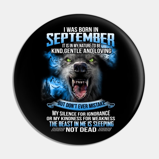 I Was Born In September Pin by maexjackson