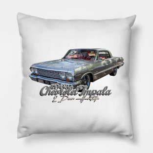 1963 Chevrolet Impala 2 Door Hardtop Pillow