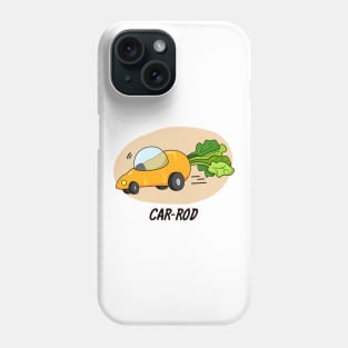 Car-Rod Cute Carrot Hot Rod Pun Phone Case