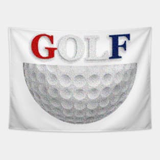 Sliced Golf Ball 1 Tapestry