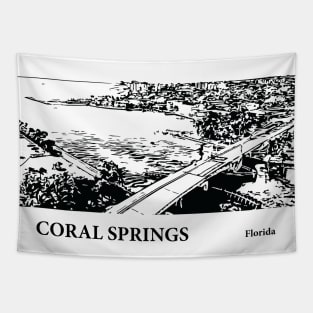 Coral Springs Florida Tapestry