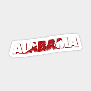 Alabama vintage style retro souvenir Magnet