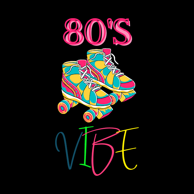 Retro 80's Vibe colourful and Bold with 80's Skating Shoe by Imaginary Emperor