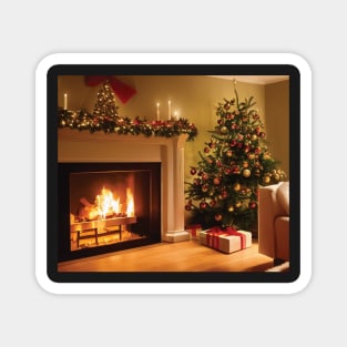 Fireside Christmas - Scene 5 Magnet