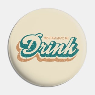 MIAMI MAKES ME DRINK VINTAGE ART Pin