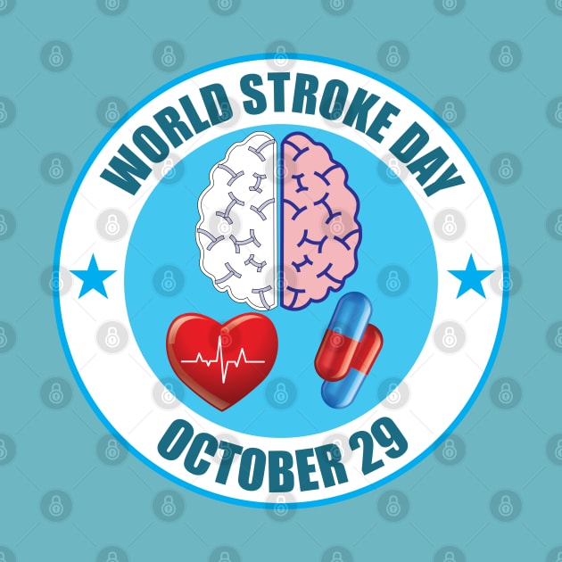 29 october Stroke Day for Awareness by ArtoBagsPlus