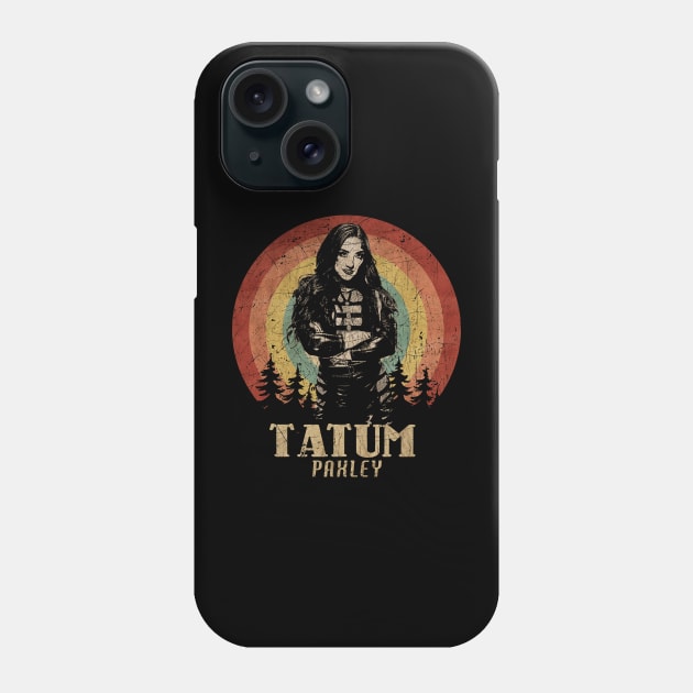 Retro Sunset Tatum Paxley Wrestling Phone Case by Next And Stop