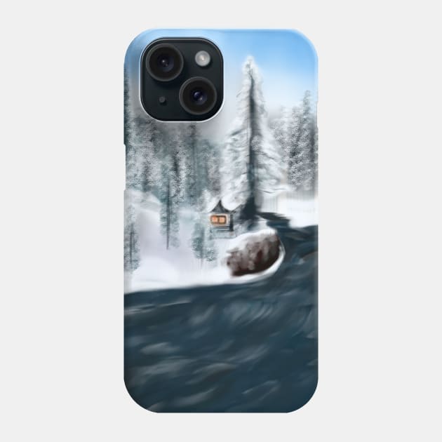 snow fall Phone Case by mrunal