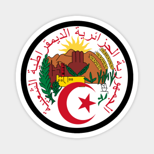 Seal of الجمهورية الجزائرية الديمقراطية الشعبية Magnet