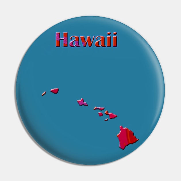 Hawaii Map Pin by rwedegis